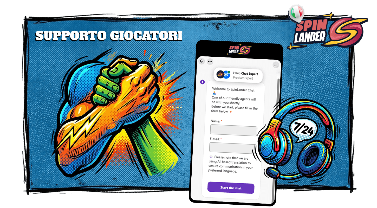 Il casinò online Spinlander in Italia ha il miglior supporto clienti