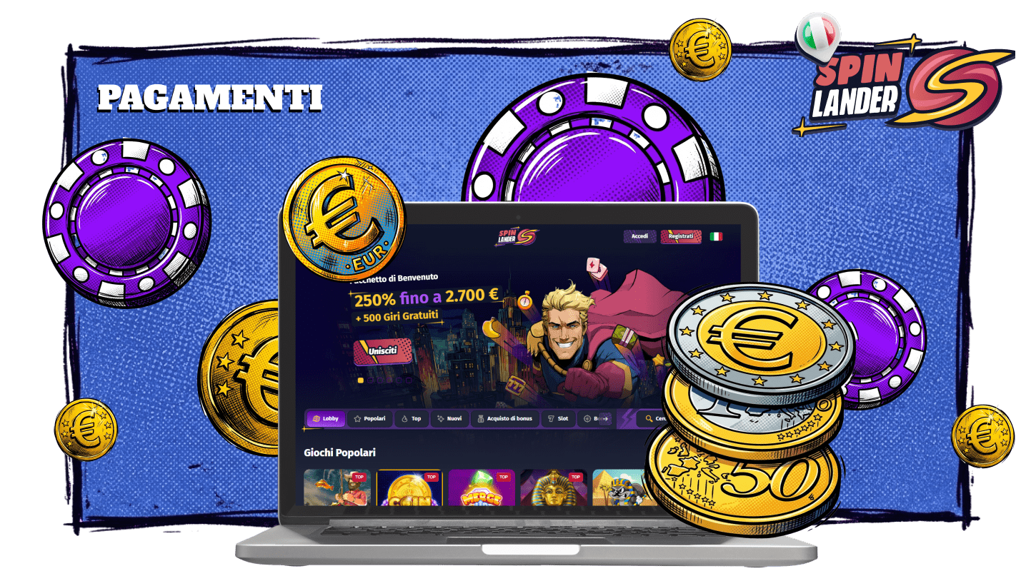 Spinlander Casino offre comodi metodi di pagamento locali