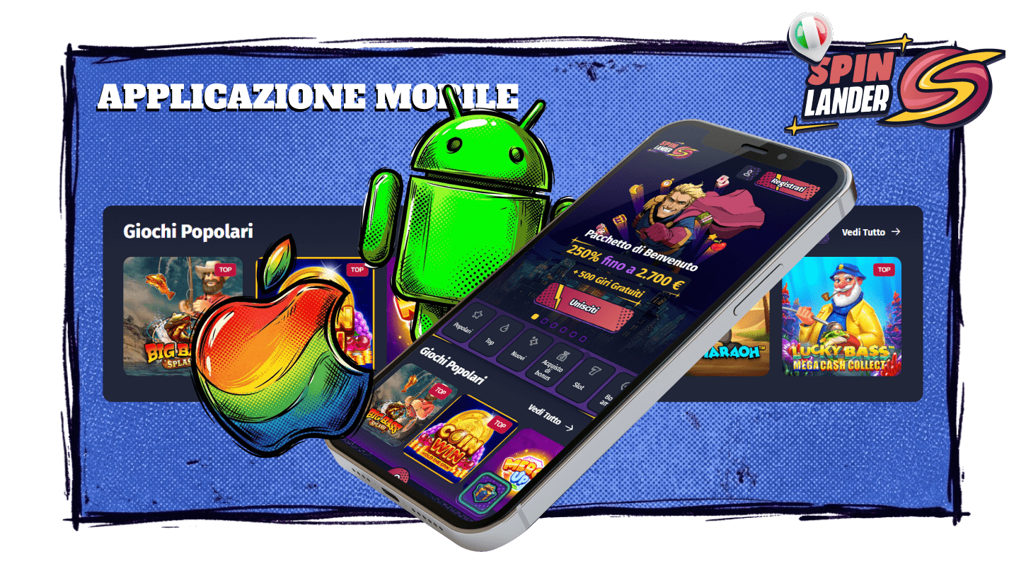 Spinlander Casino offre un'app mobile ottimizzata