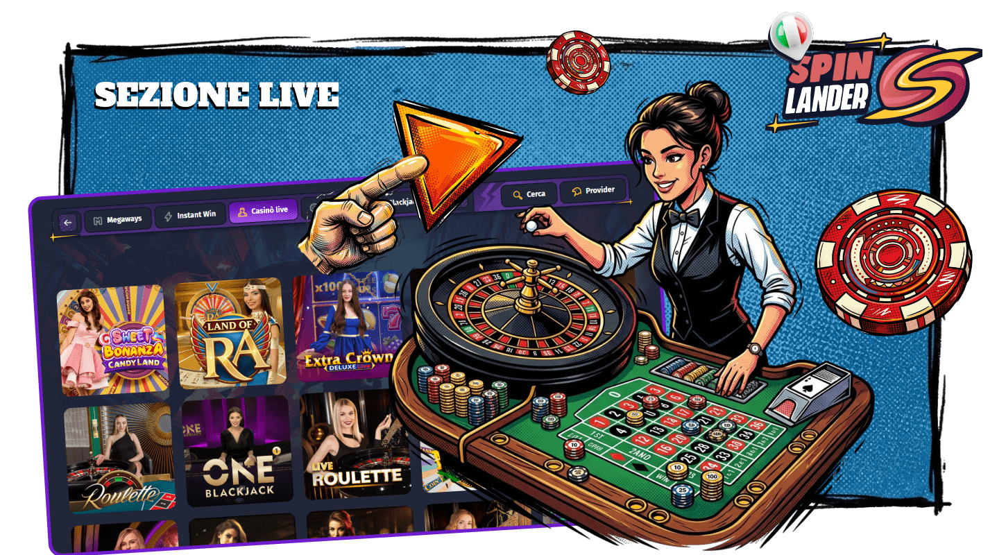 Il casinò online Spinlander offre giochi online con Diller