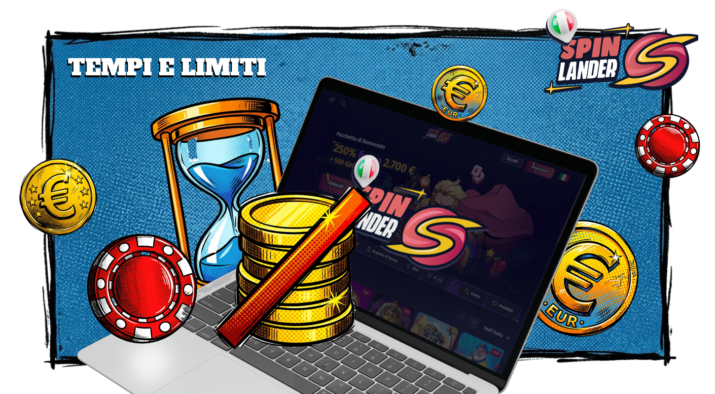 Puoi leggere di più sui limiti e sui tempi del casinò di Spinlander